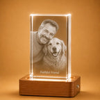 Pet memorial gifts in 3D crystal Australia, designed as lasting crystal keepsakes for pet memories.