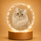 Pet memorial gifts in faceted round crystal Australia, designed as lasting crystal keepsakes.